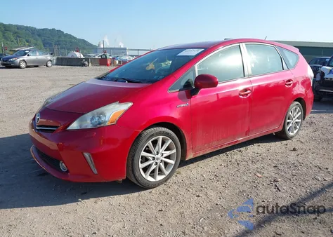 2012 Toyota Prius V из США, поврежденный, VIN JTDZN3EU0C3108675